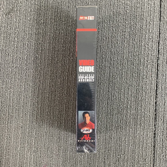 Cut The Fat Program: Video Guide (VHS, 2003) Body By Jake Ab Scissor New - Picture 4 of 10